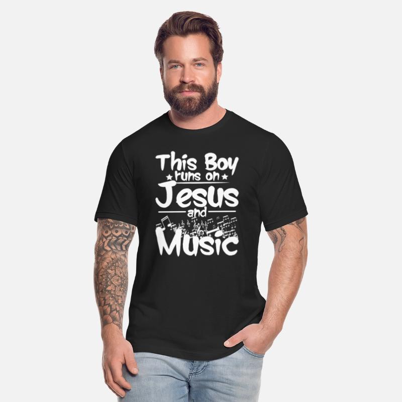 This boy runs on jesus and music