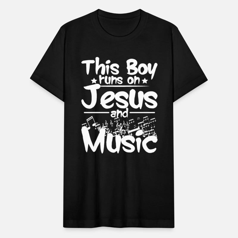 This boy runs on jesus and music