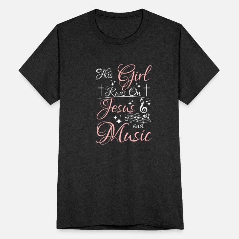 This girl runs on jesus and music