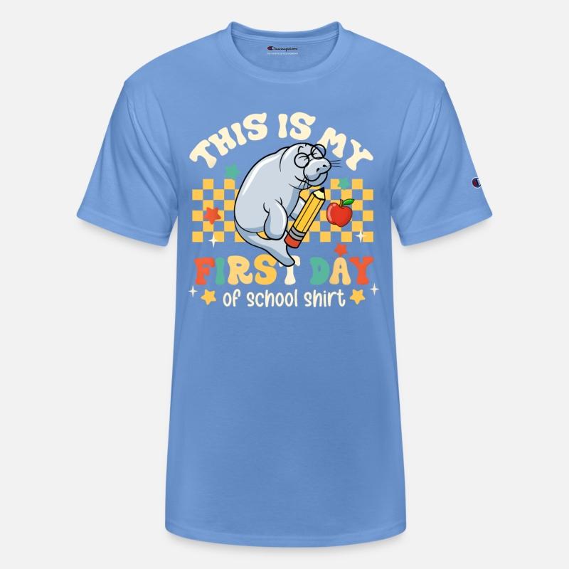 This Is My First Day Of School Funny Manatee Gifts