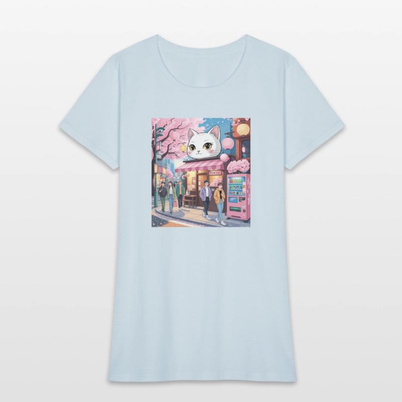 Tokyo Sakura Stroll – Cute Girl Under Cherry Bloss