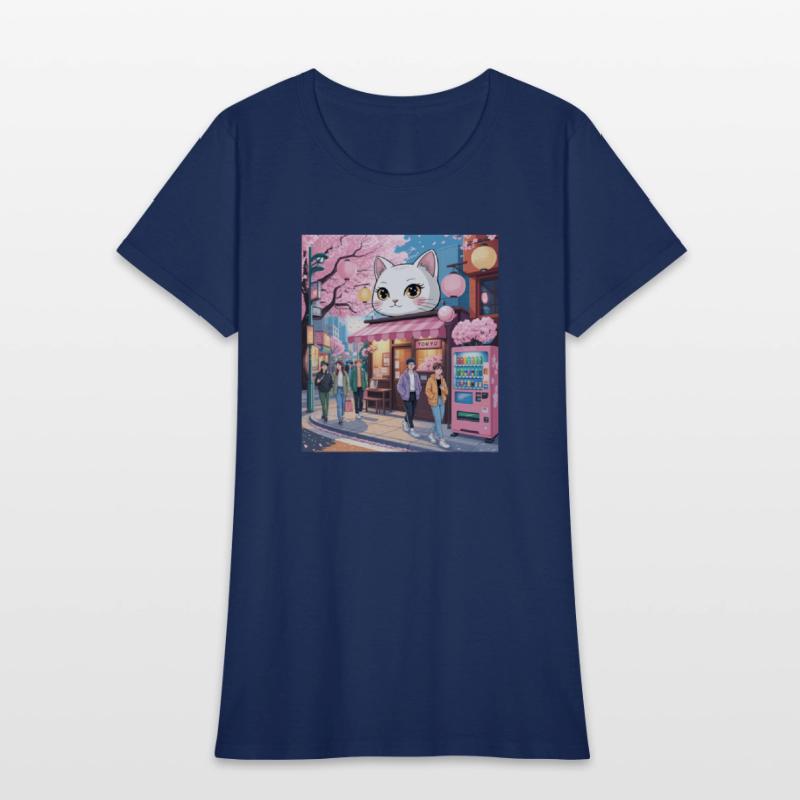 Tokyo Sakura Stroll – Cute Girl Under Cherry Bloss