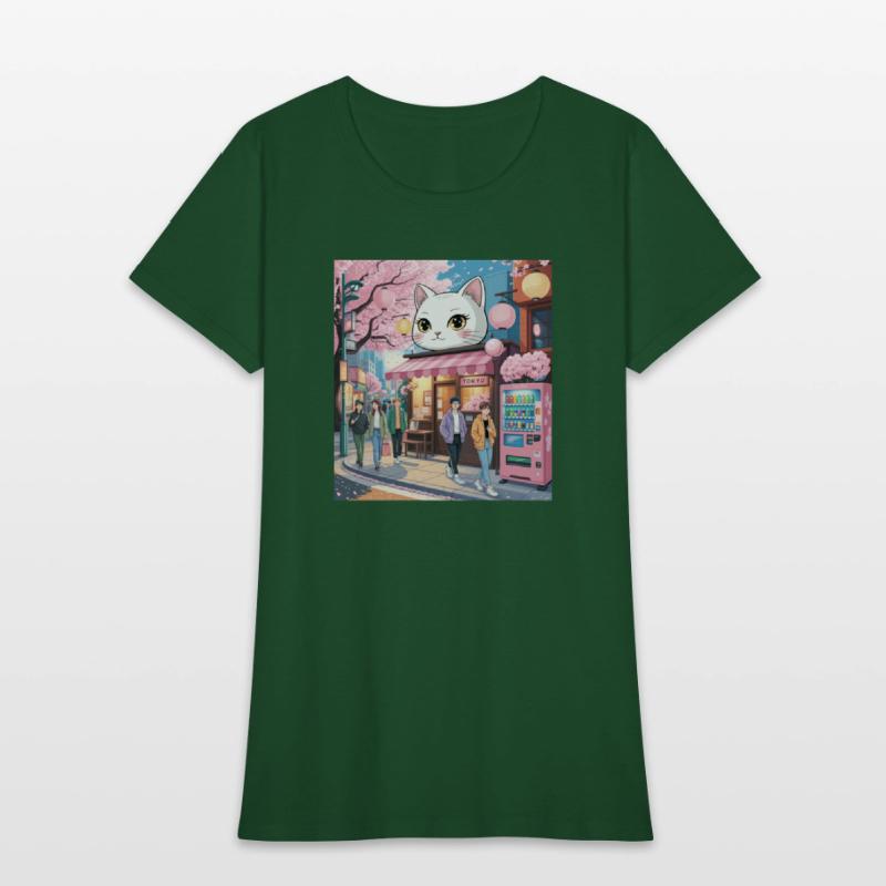 Tokyo Sakura Stroll – Cute Girl Under Cherry Bloss