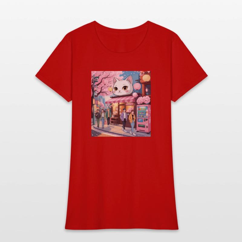 Tokyo Sakura Stroll – Cute Girl Under Cherry Bloss