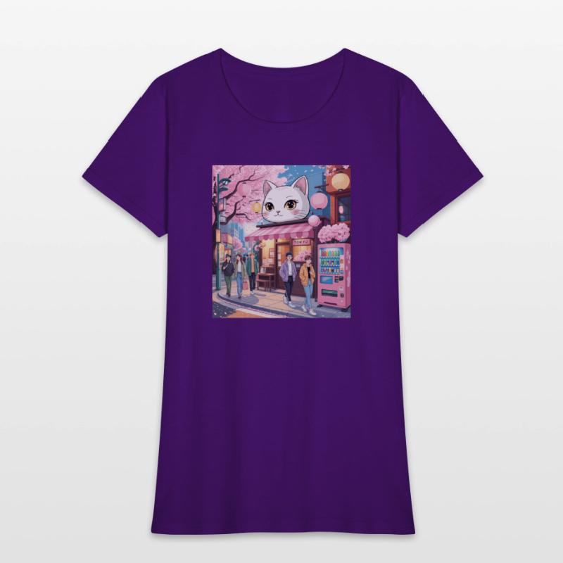 Tokyo Sakura Stroll – Cute Girl Under Cherry Bloss