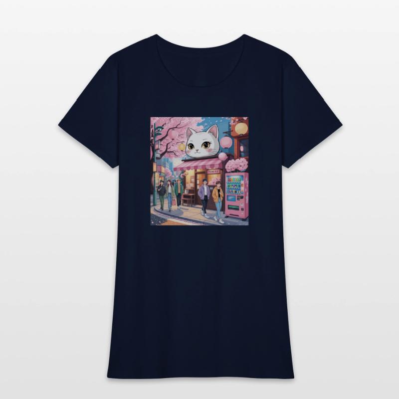 Tokyo Sakura Stroll – Cute Girl Under Cherry Bloss