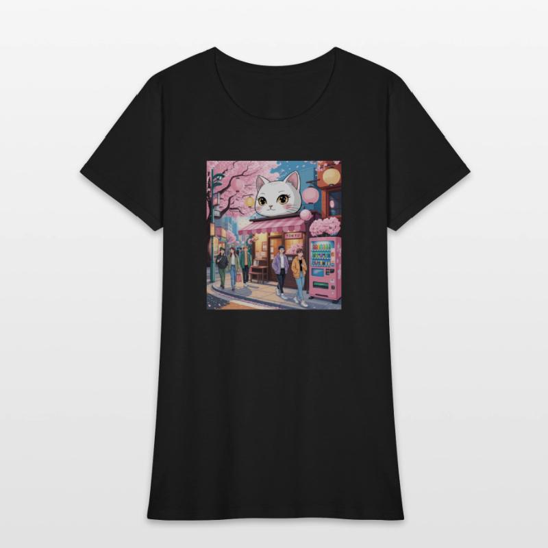 Tokyo Sakura Stroll – Cute Girl Under Cherry Bloss