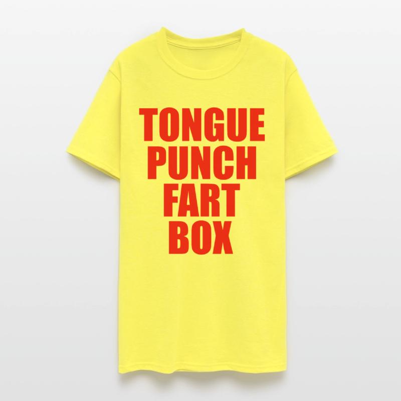 Tongue Punch Fart Box Funny Sexual Tshirt