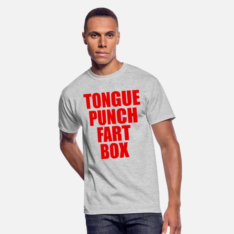 Tongue Punch Fart Box Funny Sexual Tshirt