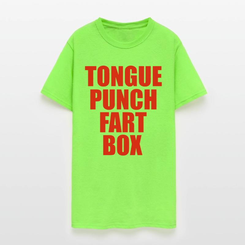 Tongue Punch Fart Box Funny Sexual Tshirt
