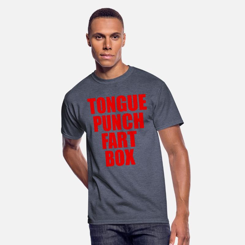 Tongue Punch Fart Box Funny Sexual Tshirt