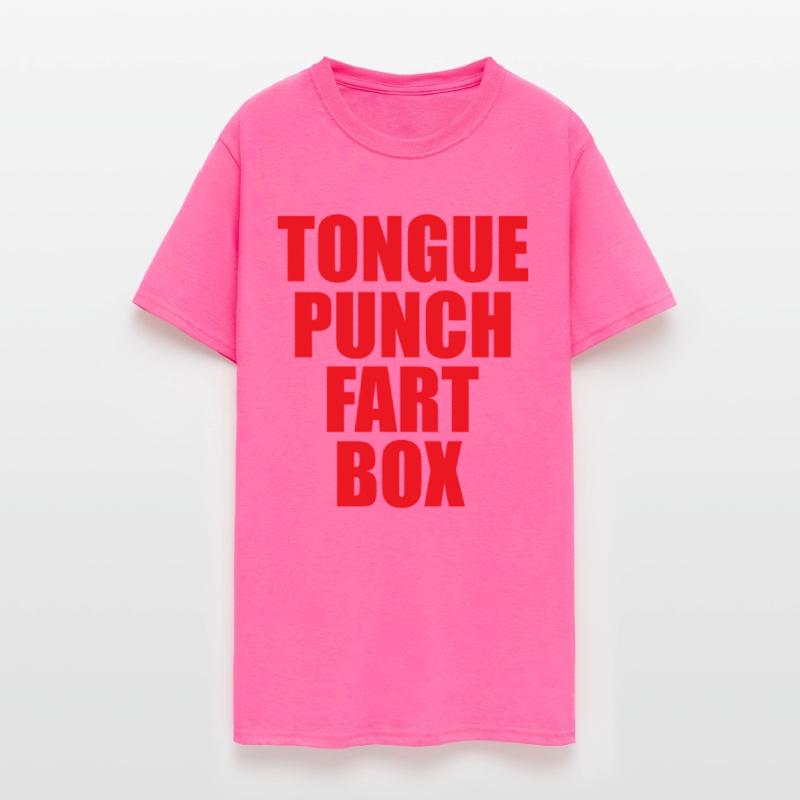 Tongue Punch Fart Box Funny Sexual Tshirt