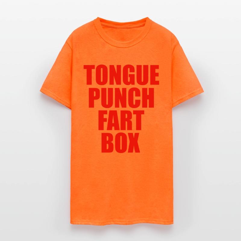 Tongue Punch Fart Box Funny Sexual Tshirt