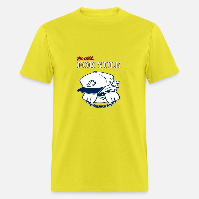 Too Cool For Yule Funny Cool Christmas T-Shirt