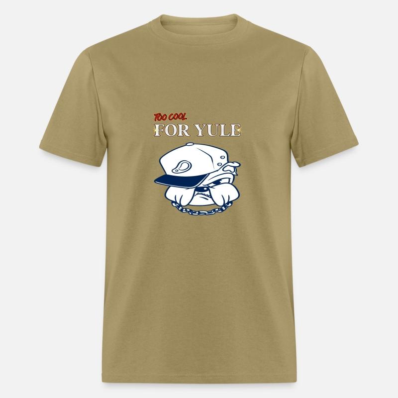 Too Cool For Yule Funny Cool Christmas T-Shirt