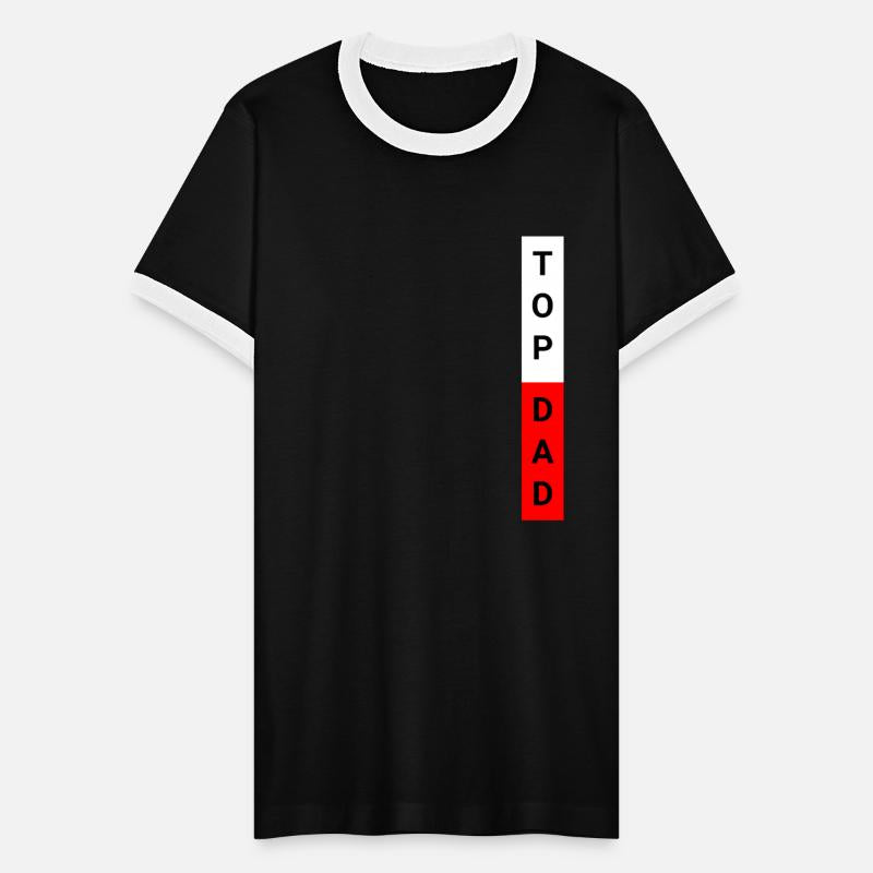 Top Dad Black Red