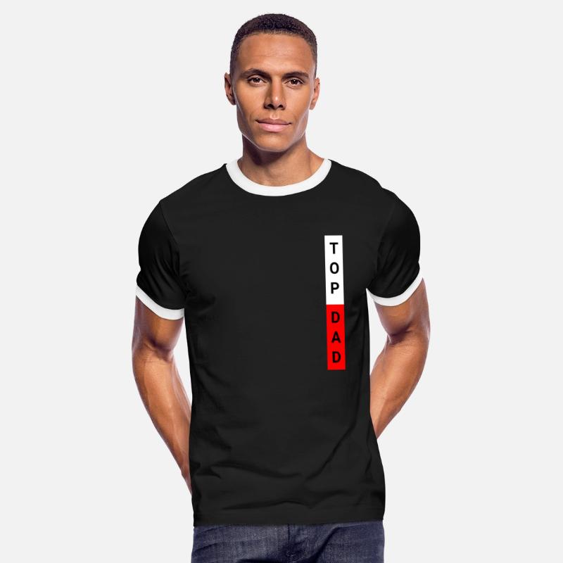 Top Dad Black Red