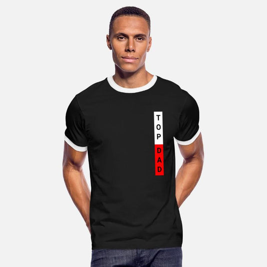 Top Dad Black Red