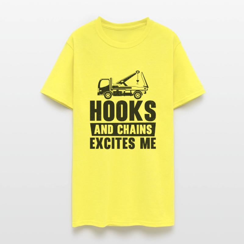 Tow Truck Driver Breakdown Lorry Hooks Chains