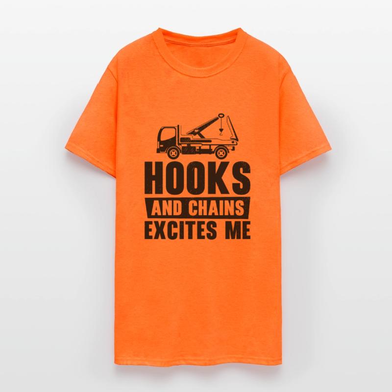 Tow Truck Driver Breakdown Lorry Hooks Chains