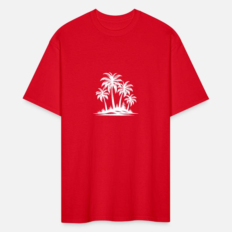 Tropical Palm Trees And Beach