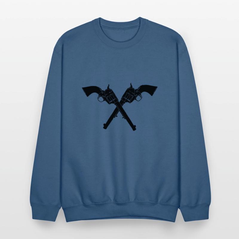 Two crossed colt army Revolver Colt 45 shade pictu