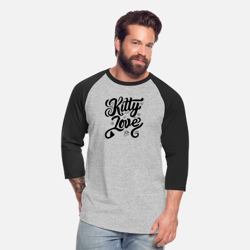 typography T shirt design Kitty Love
