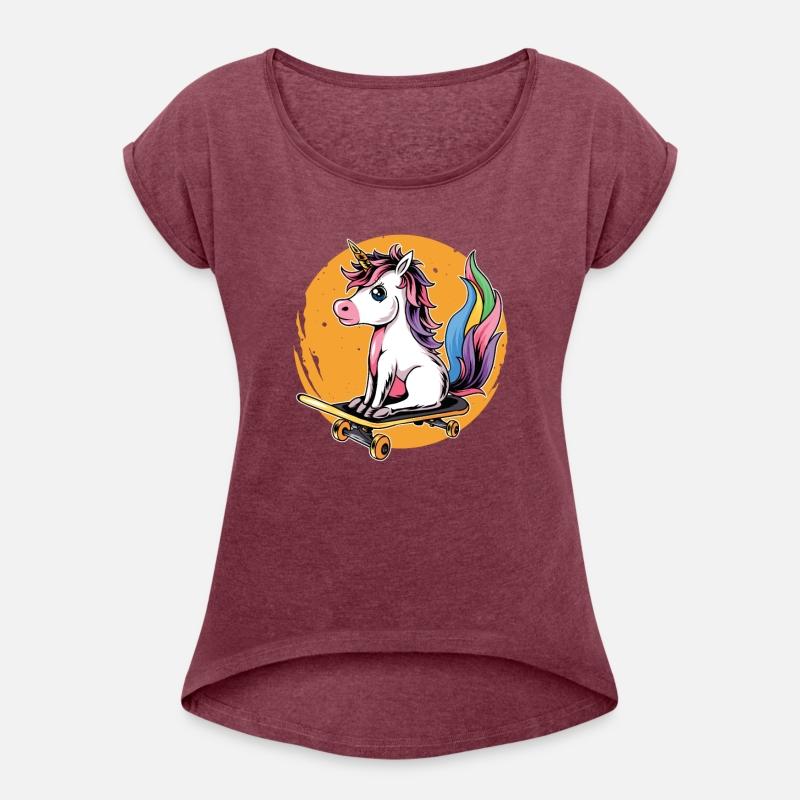 Unicorn Skatergirl Skaterboy Skateboardkid