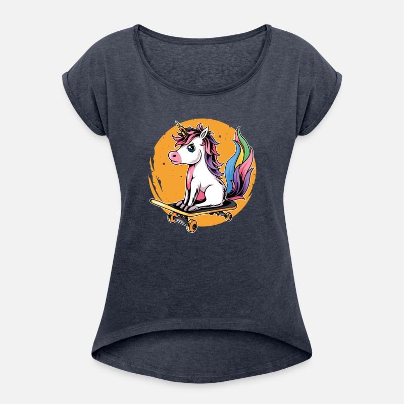 Unicorn Skatergirl Skaterboy Skateboardkid