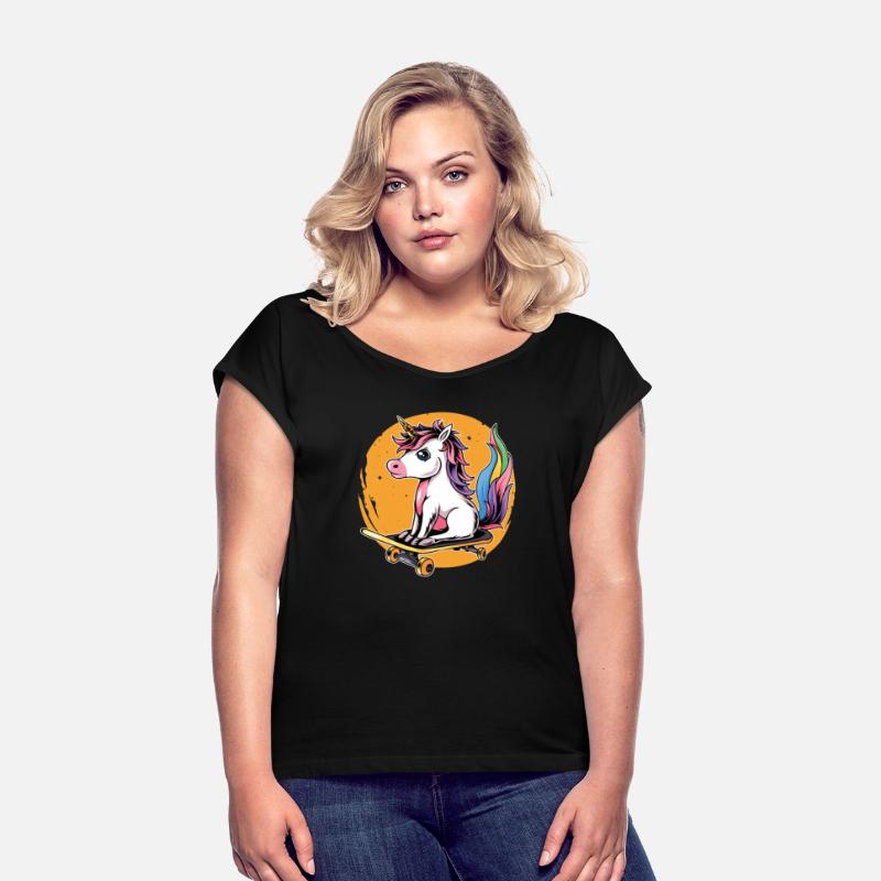 Unicorn Skatergirl Skaterboy Skateboardkid