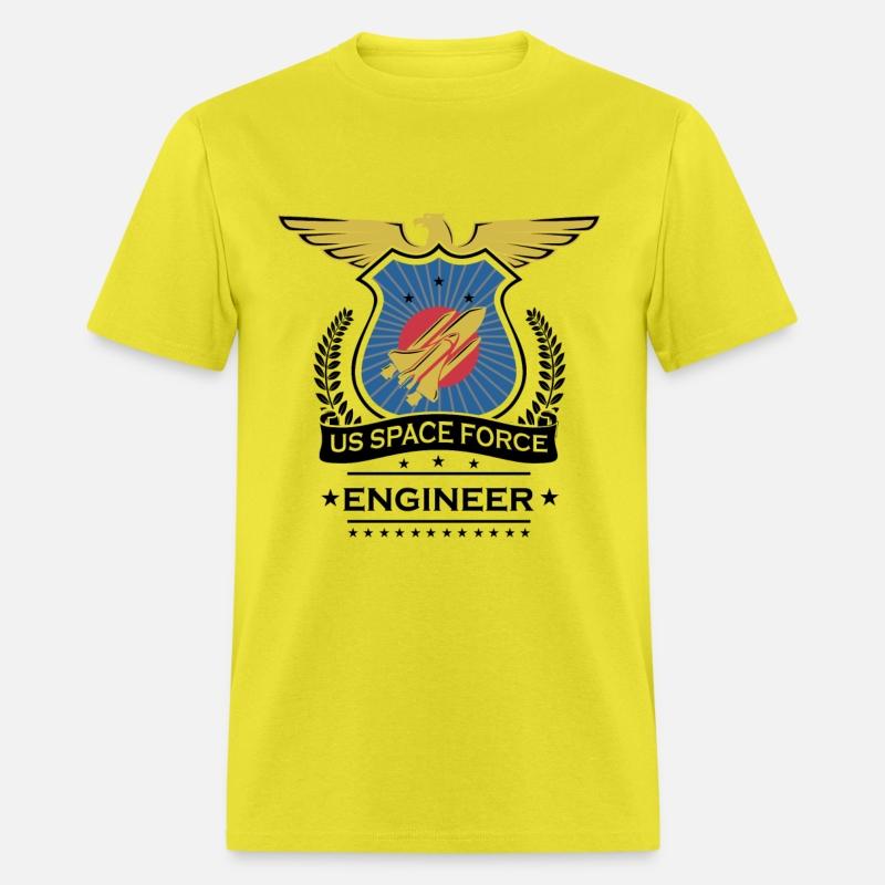 US Space Force Crew Member Art for Spaceship Engineer Light