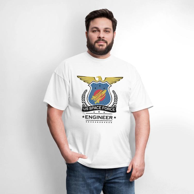 US Space Force Crew Member Art for Spaceship Engineer Light