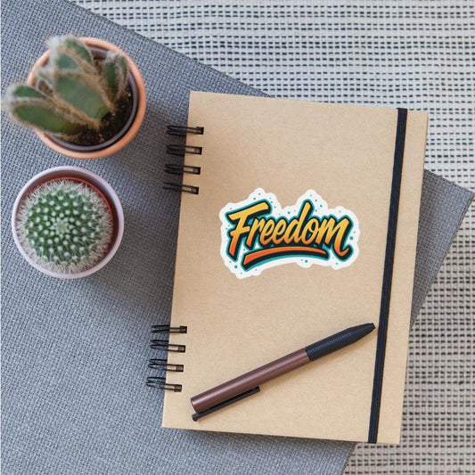 Vibrant Freedom Typography Design
