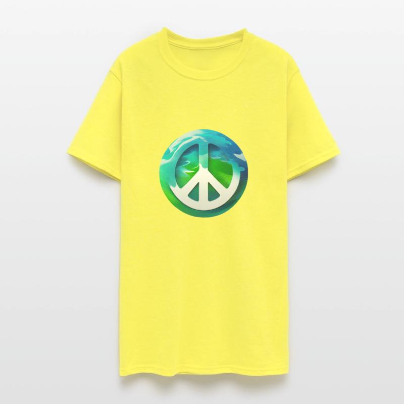 Vibrant Peace Symbol Graphic Design