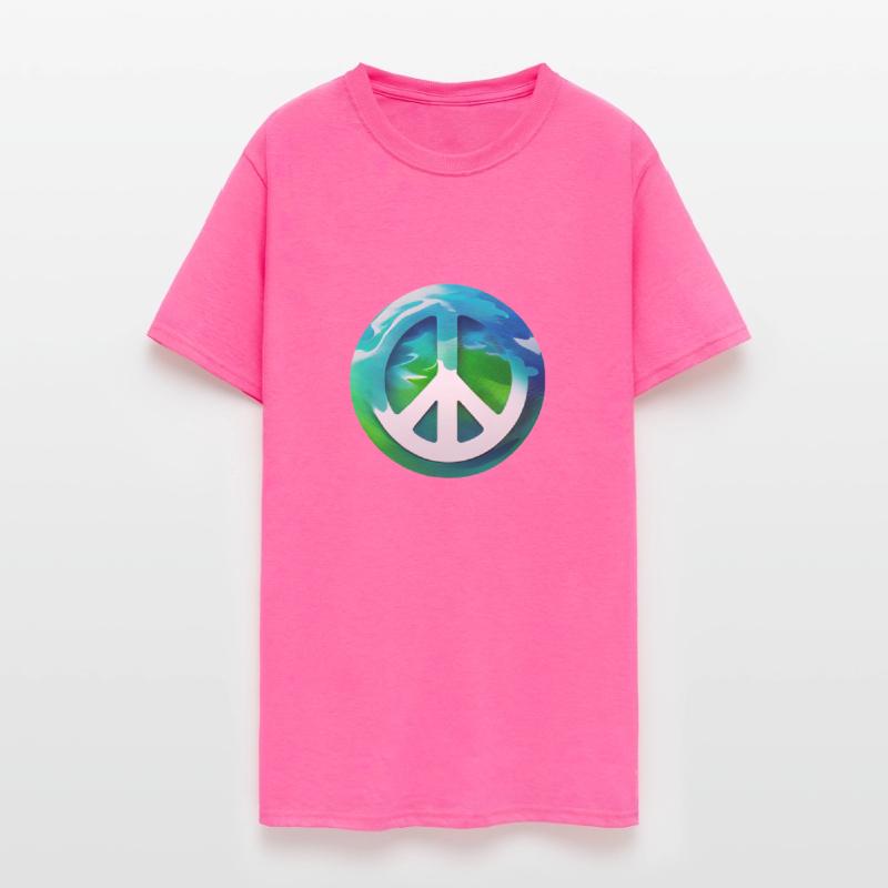 Vibrant Peace Symbol Graphic Design