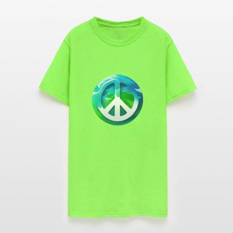 Vibrant Peace Symbol Graphic Design