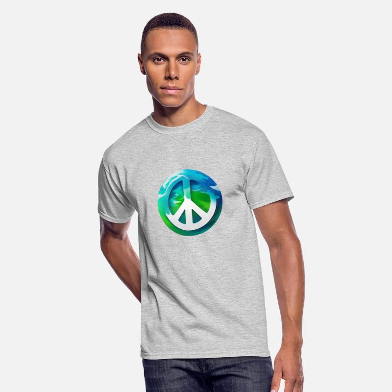 Vibrant Peace Symbol Graphic Design