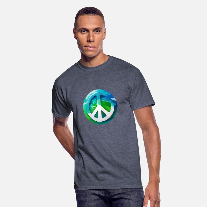Vibrant Peace Symbol Graphic Design