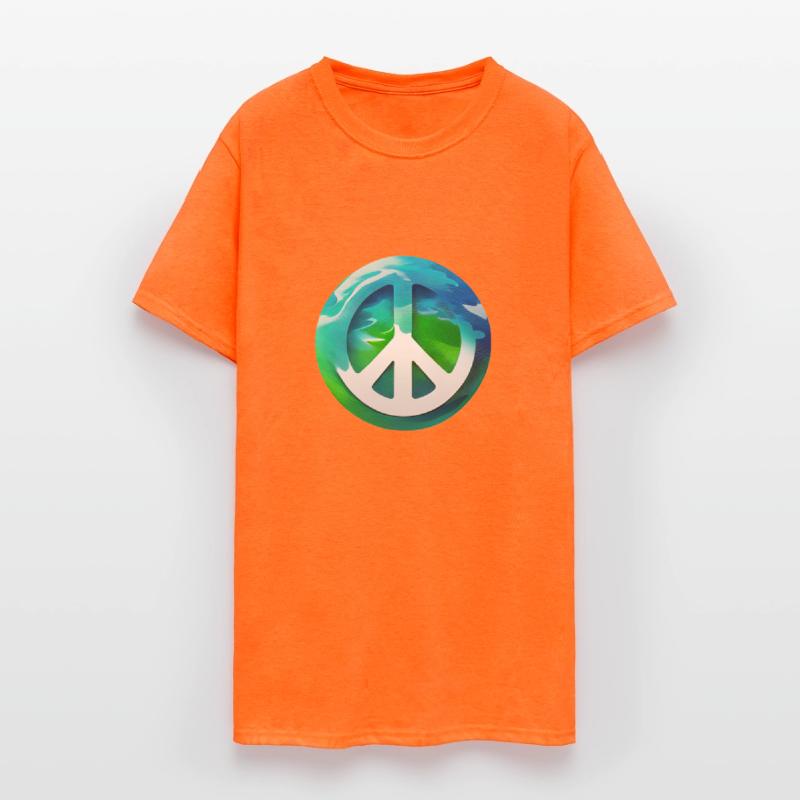 Vibrant Peace Symbol Graphic Design