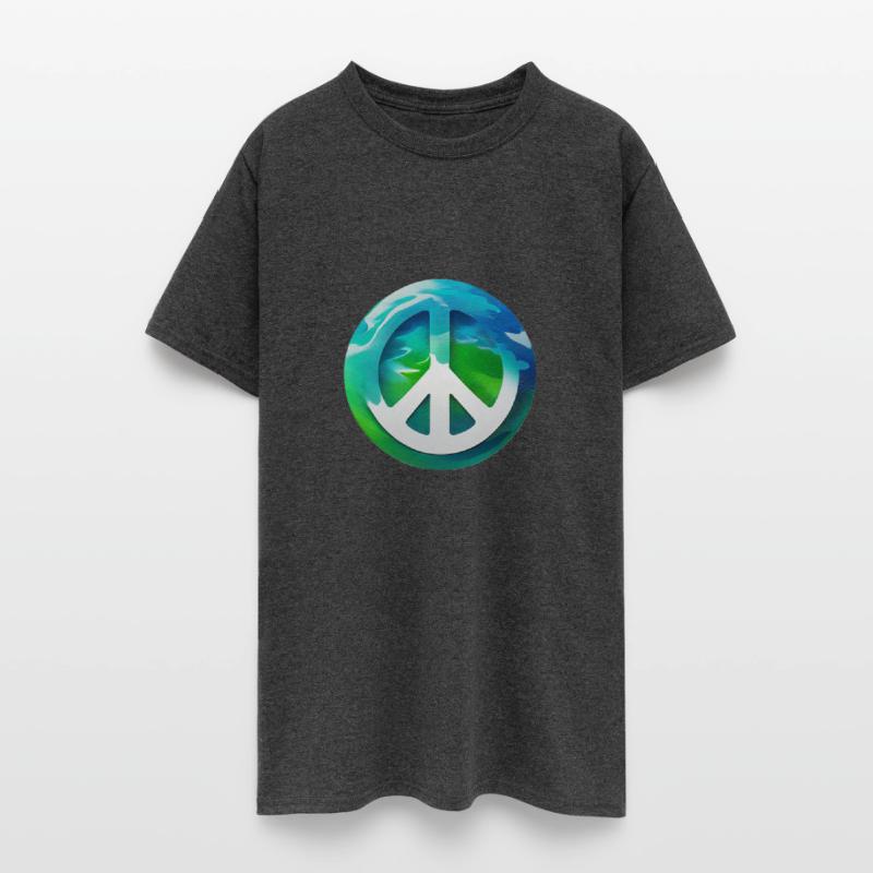 Vibrant Peace Symbol Graphic Design