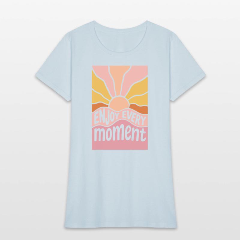 Vibrant Sunrise Motivational Enjoy Every Moment