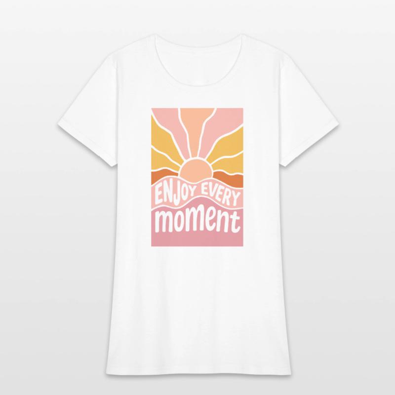 Vibrant Sunrise Motivational Enjoy Every Moment