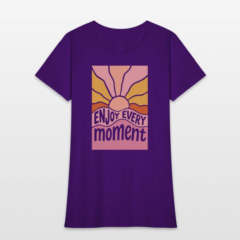 Vibrant Sunrise Motivational Enjoy Every Moment