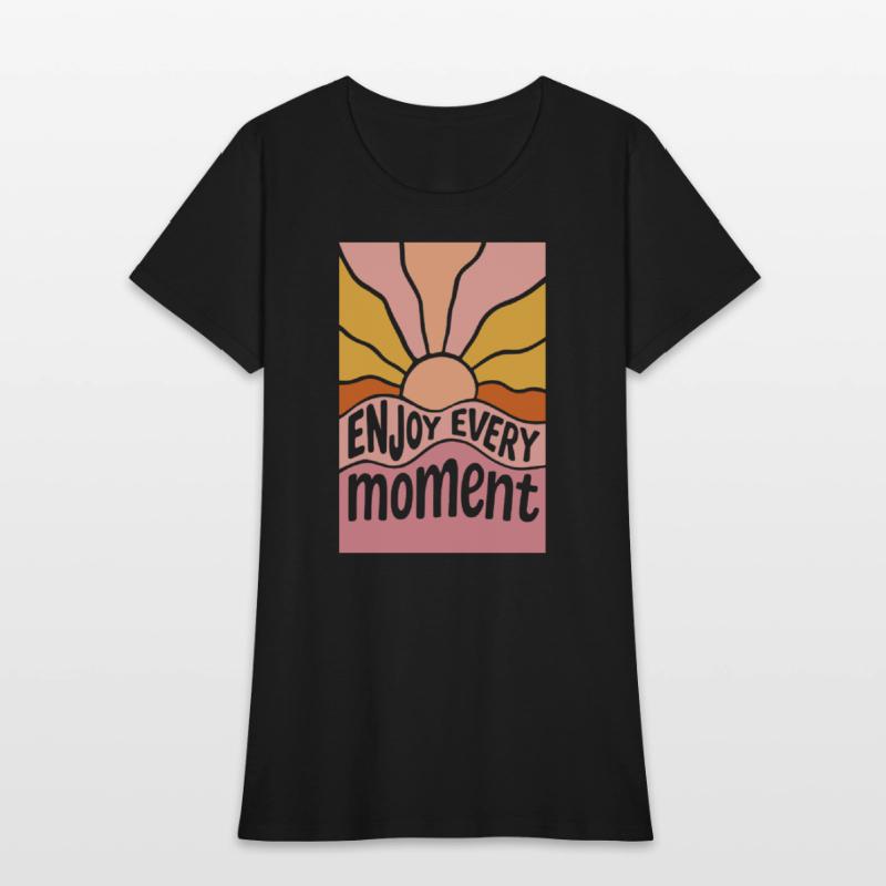 Vibrant Sunrise Motivational Enjoy Every Moment