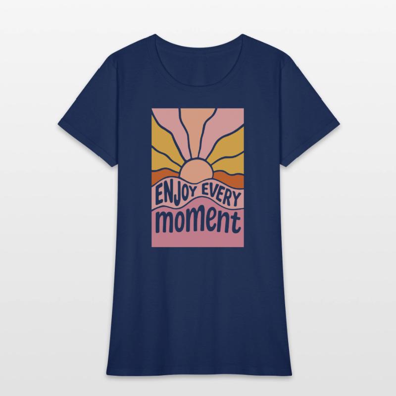 Vibrant Sunrise Motivational Enjoy Every Moment