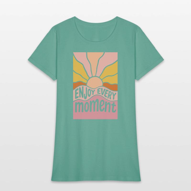 Vibrant Sunrise Motivational Enjoy Every Moment