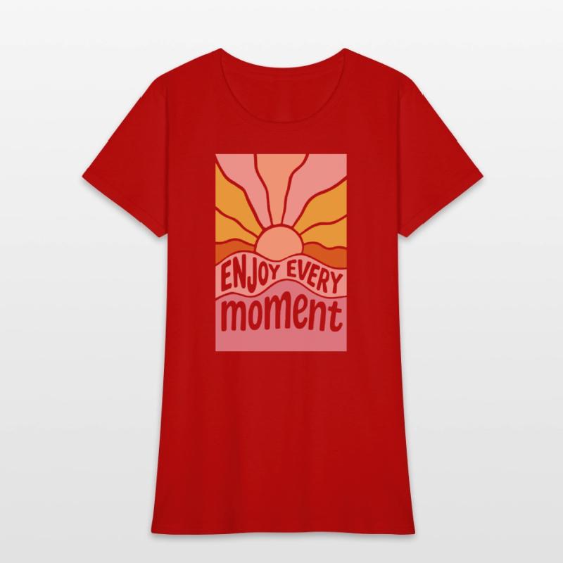 Vibrant Sunrise Motivational Enjoy Every Moment