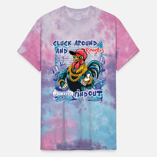 Vibrant Urban T shirt Featuring Hip Hop Chicken