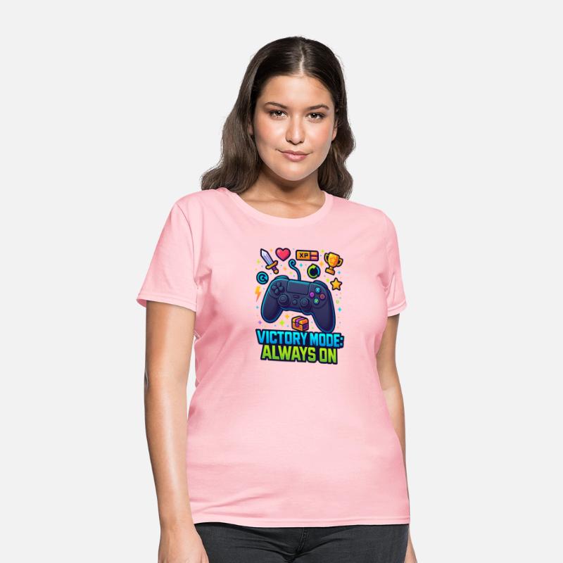 Victory Mode – Neon Gamer Controller Art