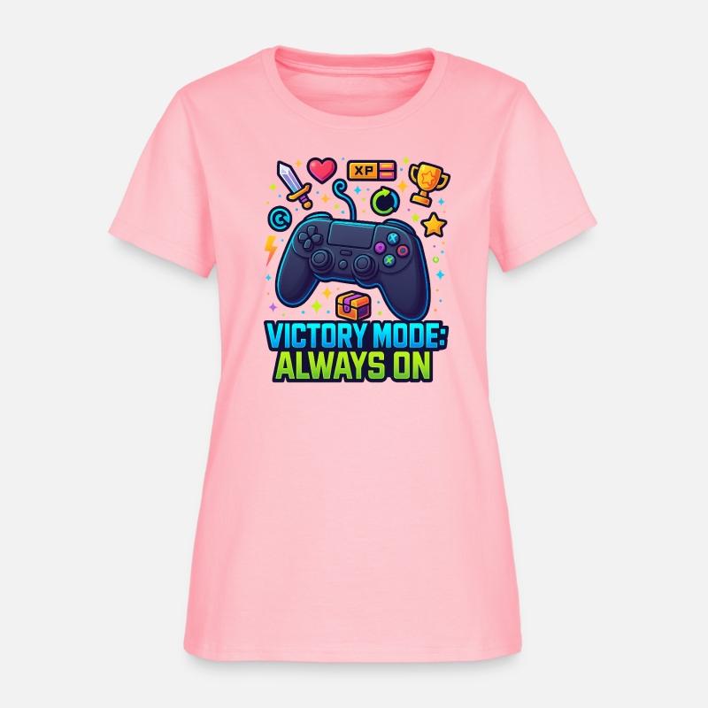 Victory Mode – Neon Gamer Controller Art